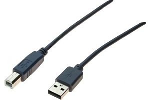 Exertis Connect 532408 USB 2.0 Kabel, USB St. A / USB St. B, anthrazit, 1,8 m