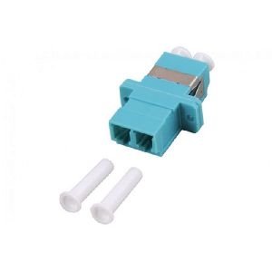 Exertis Connect 996747 LWL Kupplung LC/LC, Duplex, Multimode OM3, Kunststoff-Gehäuse mit Keramik-Ferrule, aqua