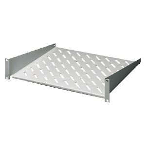 Rittal 7119.400 Rittal 19&quot; Fachboden für Wandgehäuse, Tiefe: 400 mm, hellgrau RAL 7035