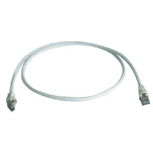 Telegärtner L00000A0131 Telegärtner Patchkabel Cat. 6A ISO/IEC, S/FTP (PiMF), halogenfrei, weiß, 1,0 m