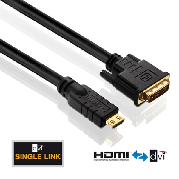 PureLink PI3000-150 PureLink PureInstall HDMI High Speed zu DVI Adapterkabel, 2K, HDMI St. A/ DVI 18+1pol St., 15,0 m
