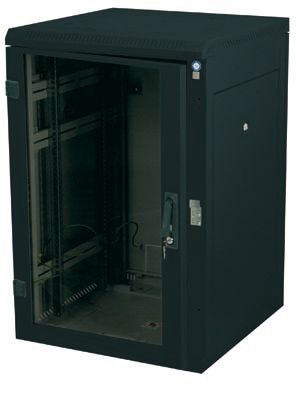 Triton RZA-27-A88-BAX-N1 Triton 19" Netzwerkschrank RZA, 27 HE, 800 x 800 mm, schwarz RAL 9005