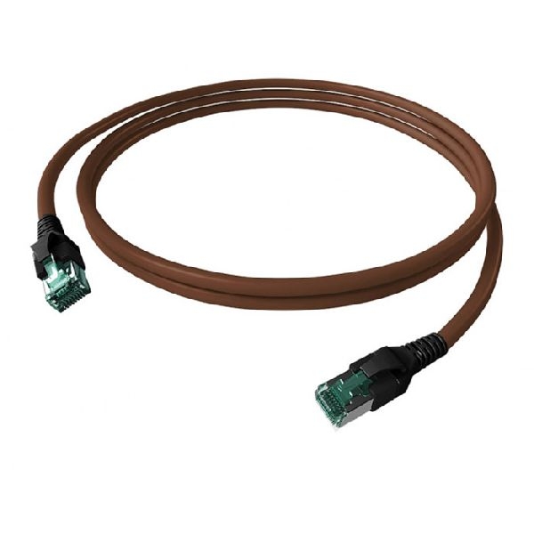 EasyLan CP1OZAAAA0050 EasyLan DualBoot Patchkabel Cat.6A (ISO/IEC), S/FTP, braun, 5,0 m