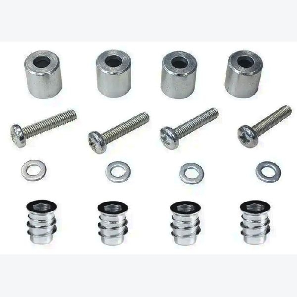 Silence Rack ZAA12WZ39879ESMM5 Silence Rack Distanzhülsen für Möbelplatte/Dachplatte, 1 Set (4 Stück)
