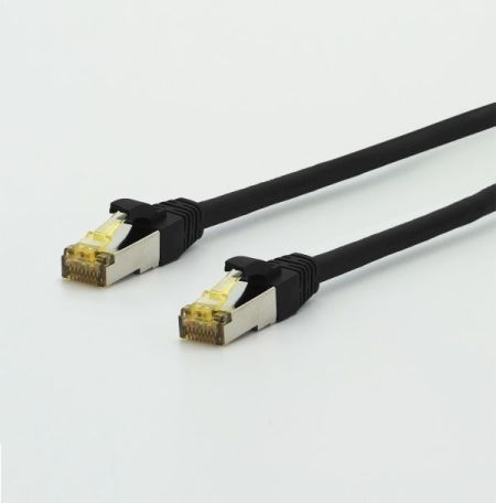 TTL 1812-0,15M-UF TTLan Patchkabel UltraFlex Cat. 6A ISO/IEC, S/FTP (PiMF), hochflexibel, halogenfrei, schwarz, 0,15 m