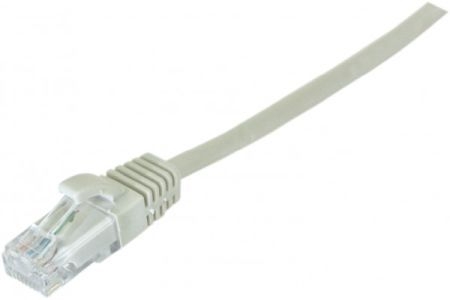 Exertis Connect 859455 Patchkabel Cat. 6A, U/UTP, mit Rastnasenschutz, grau, 10,0 m