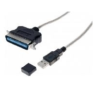 Dacomex 151041 USB-Adapterkabel auf parallel, 36pol Centronics-Stecker