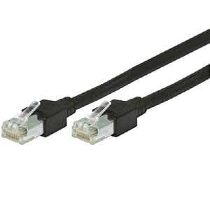 Tecline 719015S Tecline Patchkabel Cat. 5e, S/UTP, hochflexibel, schwarz, 1,5 m