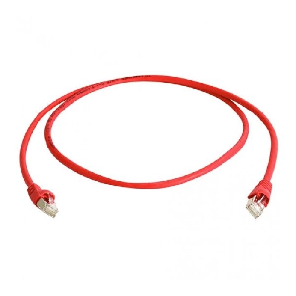 Telegärtner L00003A00570 / 100008645 Telegärtner Patchkabel Cat. 6A ISO/IEC, S/FTP (PiMF), halogenfrei, rot, 5,0 m