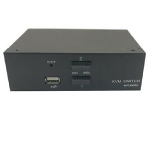 Dexlan DX-K2DP Dexlan KVM Switch, 2-Port, 2x DisplayPort 4k und USB 2.