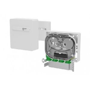 MetzConnect 1501591H04HC Metz Connect FTTH Hausübergabepunkt OpDAT APL, 4x SC/APC 8° (OS2), 4 Pigtails, reinweiß RAL 9010