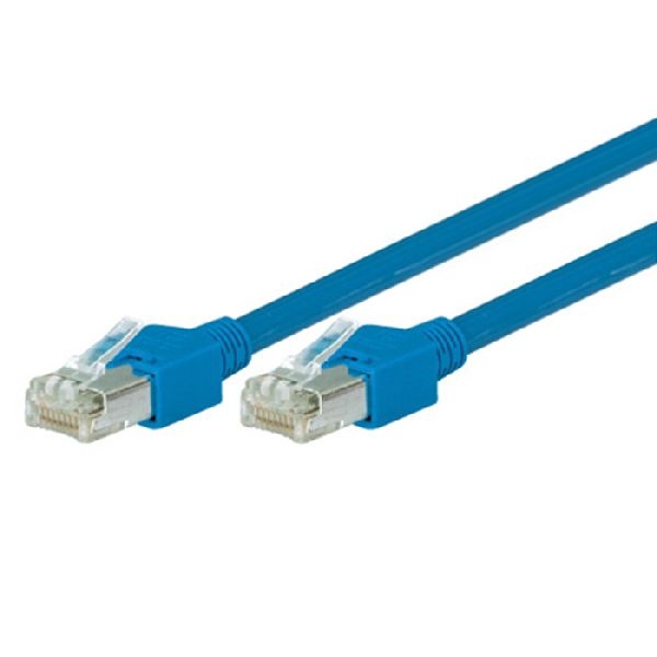 Tecline 71303B Tecline Patchkabel Cat. 5e, SF/UTP, halogenfrei, blau, 3,0 m