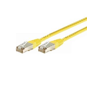 Exertis Connect 847019 Patchkabel Cat. 5e, F/UTP, gelb, 1,5 m