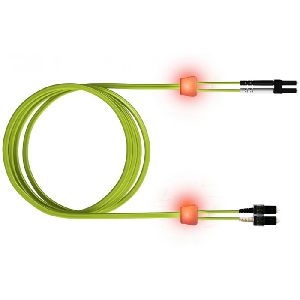 EasyLan LSD52100010 EasyLan LWL Duplex LED-Patchkabel OM5, 50/125 µm, LC/SC, limettengrün, 1,0 m