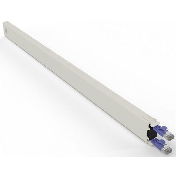 Patchbox CONE30STPVI patchbox.one/Cassette 30RU (1,8 m), Cat. 6a, U/FTP, PoE, violett