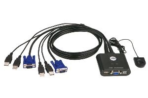 Aten CS22U ATEN Petite KVM Switch, USB, 2-fach