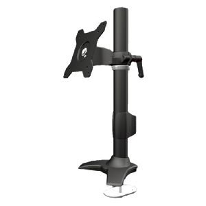 Aavara TI011 Aavara Monitorständer TI011, für Flachbildschirme 38 - 61 cm (15" - 24"), bis 12 kg, Schraubklemme, schwarz