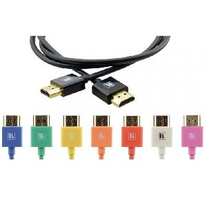 Kramer C-HM/HM/PICO/PK-3 Kramer ultradünnes HDMI-Kabel C-HM/HM/PICO, 4K@60Hz (4:4:4), HDMI St. A / HDMI St. A, pink, 0,9 m