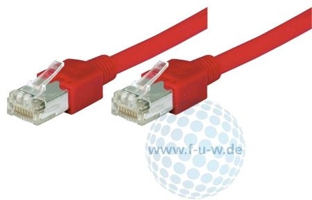 Tecline 719015R Tecline Patchkabel Cat. 5e, S/UTP, hochflexibel, rot, 1,5 m