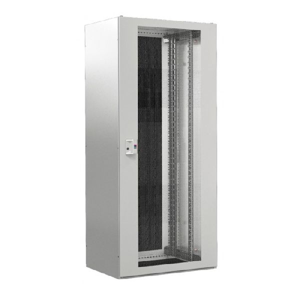 Rittal 7888731 Rittal 19" Netzwerkschrank TX CableNet, zerlegbar, 42 HE, 800 x 1000 mm, lichtgrau RAL 7035, perforierte Türen