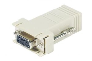 Exertis Connect 250410 Modular Adapter ungeschirmt, 9pol D-Sub Bu./8P8C Bu. (RJ45)