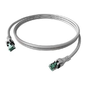 EasyLan CPP1OAAAAA0100 EasyLan DualBoot PushPull Patchkabel Cat.6A (ISO/IEC), S/FTP, grau, 10,0 m