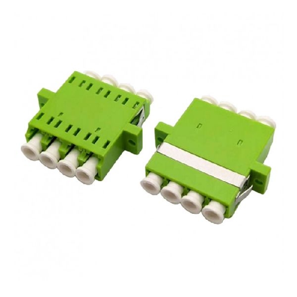 Tecline 20500051 Tecline LWL Kupplung, LC/LC Quad, OM5, limettengrün