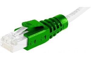 Exertis Connect 253015 Knickschutztülle für RJ45 Stecker, 10 Stück, grün