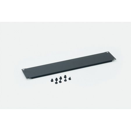 Triton RAB-ZP-X31-A1 Triton 19" Blindplatte, steckbar, 1 HE, Stahlblech, schwarz RAL 9005, mit Kunststoffstöpsel