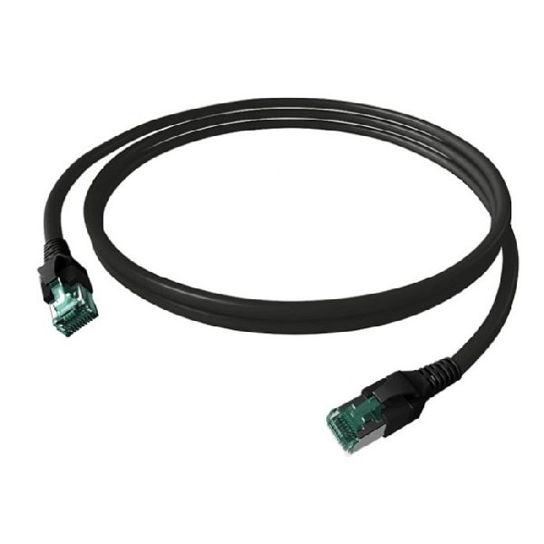 EasyLan CP1OSASAS0030 EasyLan DualBoot Patchkabel Cat.6A (ISO/IEC), S/FTP, schwarz, 3,0 m