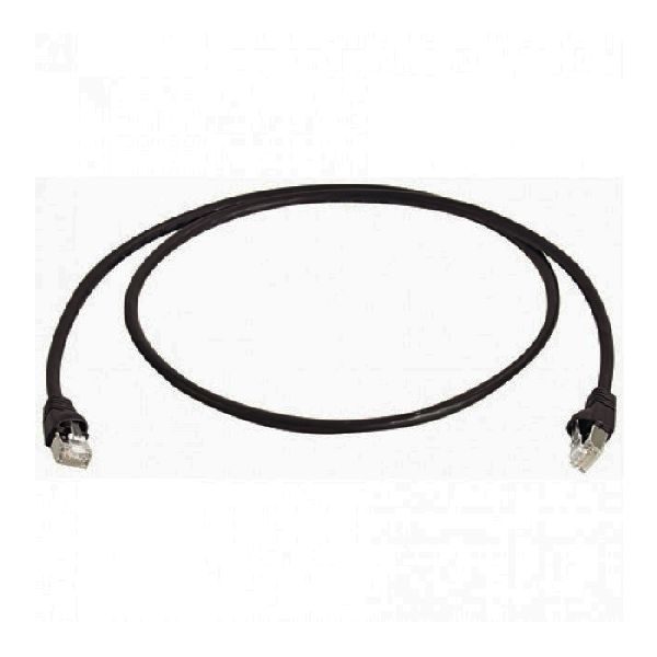 Telegärtner L00000A0077 / 100007969 Telegärtner Patchkabel Cat. 6A ISO/IEC, S/FTP (PiMF), halogenfrei, schwarz, 0,5 m