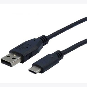 Exertis Connect 643718 Exertis Connect USB 2.0 Ladekabel, USB St. A / USB Typ-C St., schwarz, 2,0 m