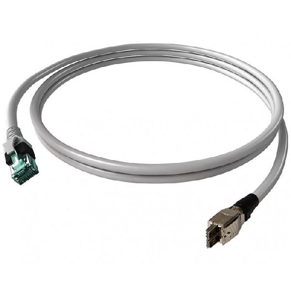EasyLan CPSLAYSCA0030 EasyLan Patchkabel Cat.6A (ISO/IEC), S/FTP, RJ45 / Tera, 4 Paar, grau, 3,0 m