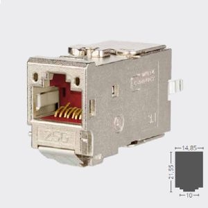 MetzConnect 130B11-25-E Metz Connect 25GBASE-T E-DAT modul Anschlussbuchse, Cat.6A