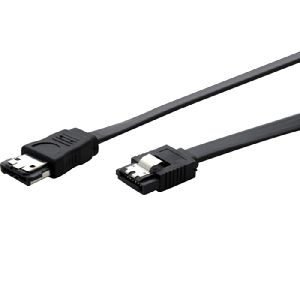 Tecline 39901100 eSATA 300 High Quality Kabel, 7pol eSATA Stecker an 7pol eSATA Stecker, 0,5 m