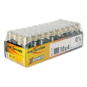 Ansmann 5015681 Ansmann X-Power Alkaline Batterie, Mignon (AA), VE: 10x 4 Stück