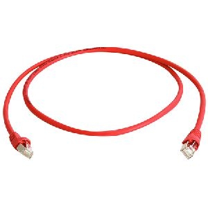 Telegärtner L00006A0044 / 100009125 Telegärtner Patchkabel Cat. 6A ISO/IEC, S/FTP (PiMF), halogenfrei, rot, 50,0 m