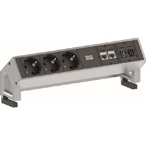 Bachmann 902502 Bachmann DESK 2 Facility System, 3 x Schutzkontaktstec