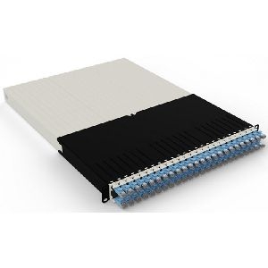 Patchbox PONE30STPBL patchbox.one/30RU/STP (1,8 m) mit 24 Kassetten, Patchkabel Cat. 6a, U/FTP, PoE, Kabel blau