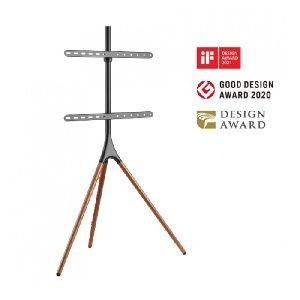 Dacomex S65-600E Dacomex TV-Ständer S65-600E in edlem Staffelei-Design, für Flachbildschirm 114 - 165 cm (45" - 65"), bis 32 kg