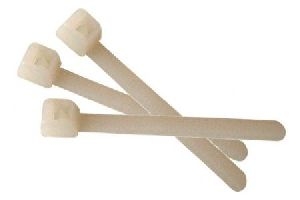 Exertis Connect 629121 Kabelbinder, 200 x 2,6 mm, naturfarben, VE 100 Stück