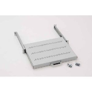 Triton RAC-UP-X30-A1 Triton 19" Dokumentenschublade / Fachboden, ausziehbar, Tiefe 350 mm, hellgrau RAL 7035