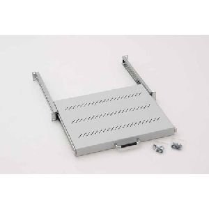 Triton RAC-UP-X30-A1 Triton 19" Dokumentenschublade / Fachboden, ausziehbar, Tiefe 350 mm, hellgrau RAL 7035