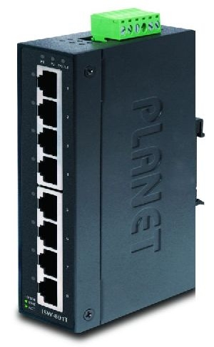 Planet ISW-801T Planet Industrial Fast Ethernet Switch ISW-801T, 8 Por