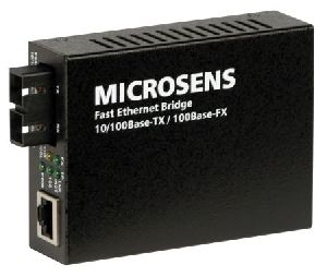 Microsens MS400210 Microsens MS400210, Fast Ethernet Medienkonverter mit Bridging-Funktion