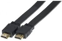 Exertis Connect 128229 HDMI High Speed Flachkabel, 4K, HDMI St. A/ HDM