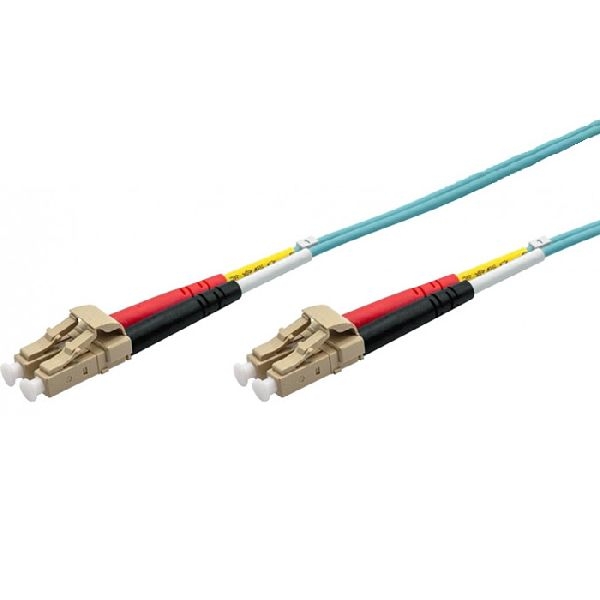 Ekivalan COZOM3LCLC2SA0020A Ekivalan LWL Duplex Patchkabel OM3, 50/125 µm, LC/LC, aqua, 2,0 m