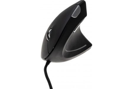 Dacomex V150U Dacomex Ergonomische vertikale Maus V150U, für Rechtshänder, USB, schwarz