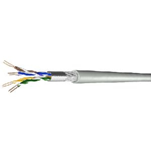 Draka 60011596 Draka Patchkabel UC300 HS26, Cat. 5e, SF/UTP, halogenfrei, grau, 100 m Ring
