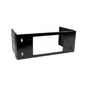 Exertis Connect 907716 Tiefenverstellbarer 19"Wandhalter mit Eurolochung, 4 HE, schwarz